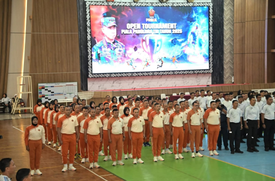 Acara Pembukaan Turnamen Piala Panglima TNI 2025 (Foto: Kemenhan)