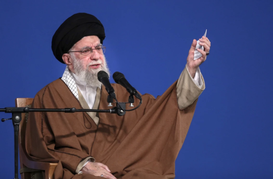 Pemimpin Tertinggi Iran Ayatollah Ali Khamenei ( Foto:(Kantor Pemimpin Tertinggi Iran via AP)