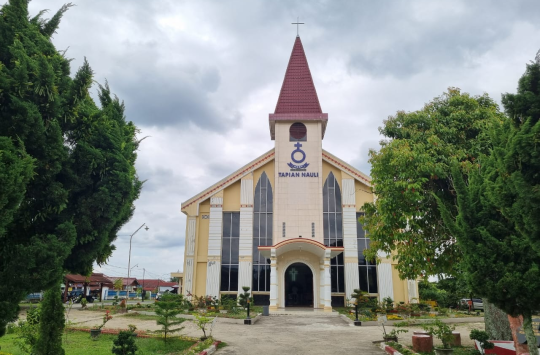 Gereja HKBP Tapian Nauli, Resort Tapian Nauli, Jalan Melanthn Siregar Pematangsiantar (Kabarnas.com)
