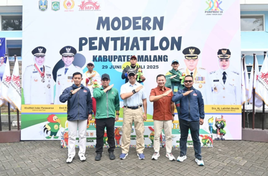 Porprov IX Jawa Timur 2025 di Kompleks Lanud Abdulrachman Saleh. ( Foto : Dispen AU)