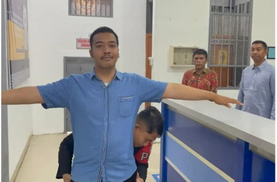 Para petugas Medis Lapas Pemuda Langkat saat melakukan simulasi  (Foto: Humas Pemuda Langkat)
