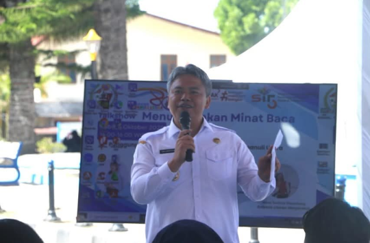 Literasi Jadi Sorotan di Hari Jadi Taput ke-80, Generasi Muda Diajak Kembali Cinta Buku.(Foto:Loksa Situmeang/Kabarnas.id)