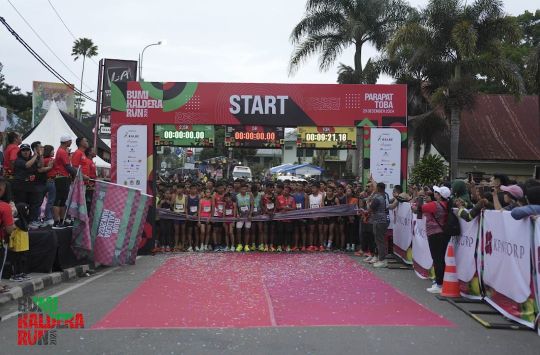 Even lomba lari KPN CORP Bumi Kaldera Run yang diselenggarakan Alumni SMA RK Budi Mulia Pematangsiantar di Parapat, Minggu, 29 Desember 2024, berjalan sukses dan meriah.