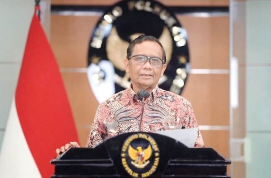 Menteri Koordinator Bagian Politik Hukum, dan Keamanan (Menko Polhukam), Mahfud MD. (Foto: Istimewa)