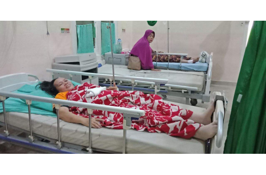 Masita mendapatkan perawatan medis melalui program JKN-KIS