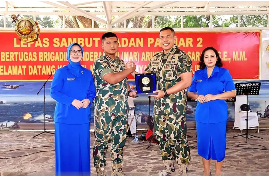 Mayjen TNI (Mar) Oni Junianto Pimpin Sertijab Wadan Pasmar 2, Tegaskan Semangat “Sarang Petarung”