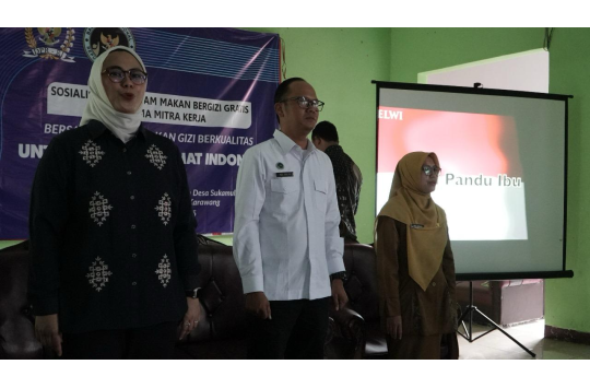 Komisi IX DPR RI bersama Badan Gizi Nasional (BGN) menggelar kegiatan sosialisasi Program Makan Bergizi Gratis (MBG)