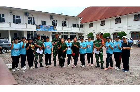 Meriah Jelang Paskah! Lomba Gerak Jalan Perempuan di Simalungun Perkuat Kebersamaan Warga