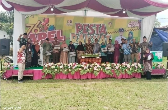 Acara memperingati Hari Jadi ke‑108 Nagori Karang Sari. (foto: Pendim0207/SML)