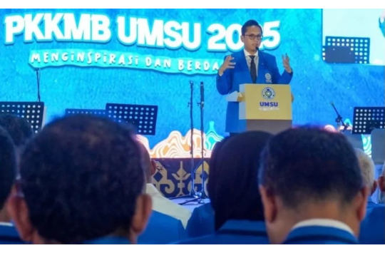 Meriah PKKMB UMSU 2025, Wali Kota Medan Hadir dan Bagi-Bagi Uang Saku