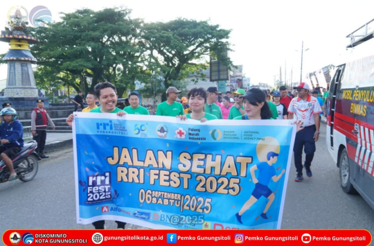 Meriah! Wali Kota Gunungsitoli Hadiri RRI Fest 2025