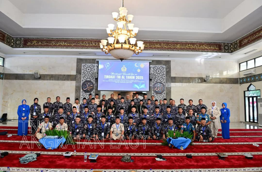 MTQ tingkat internal  TNI AL tahun 2025 di Masjid Al‑Arif (Foto: Dispen AL)