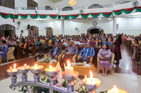 Acara Perayaan Natal Oikumene Dinas Kesehatan Kota Pematangsiantar 2025