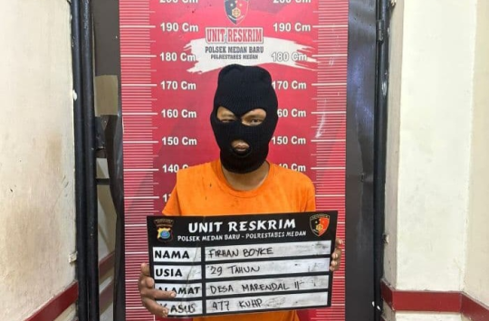 Nekat Curi Motor demi Bayar Sewa Rumah, Pria di Medan Ditangkap Saat Beraksi
