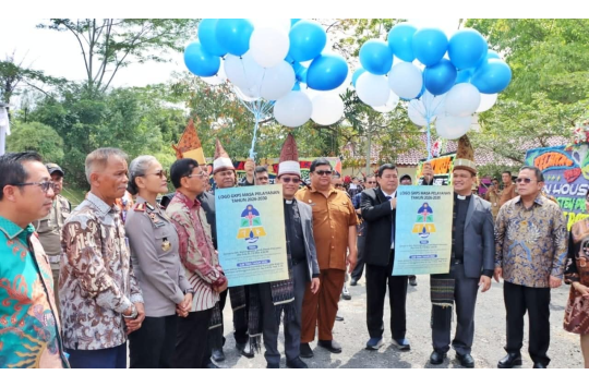 Open House GKPS 2026 di Pematangsiantar, Sekda Simalungun Ajak Jemaat Perkuat Sinergi dan Nilai Habonaron Do Bona