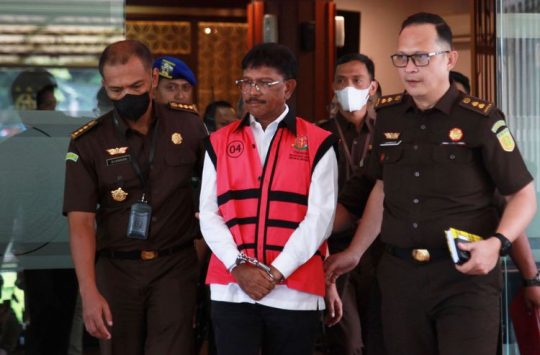 Tersangka Korupsi BTS 4G, Johnny G Plate. (Foto: Istimewa)