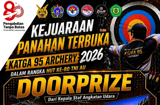 Panahan Bergengsi Katga 95 Archery 2026 Siap Digelar! Hadiah Motor hingga Jutaan Rupiah Menanti Peserta