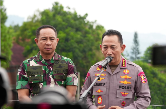Panglima TNI Jenderal Agus Subiyanto dan Kapolri Jenderal Listyo Sigit Prabowo (Foto:Istimewa)