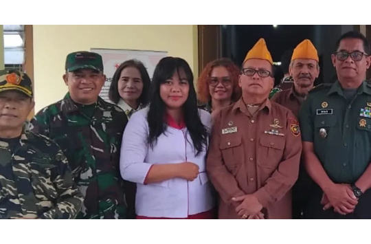 Pemeriksaan kesehatan gratis di kantor Legiun Veteran Republik Indonesia (LVRI) Cabang Kota Pematangsiantar (foto : Pendim0207)