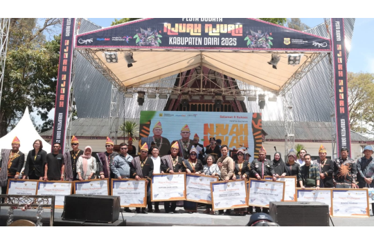 Pesta Budaya Njuah‑Njuah 2025 di Dairi (foto; Diskominfo Dairi)