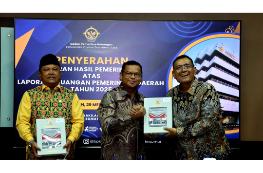 Pemkab Dairi Kembali Raih WTP ke-12 dari BPK Sumut, Bupati Vickner: Kami Ingin Jadi Contoh di Sumatera Utara