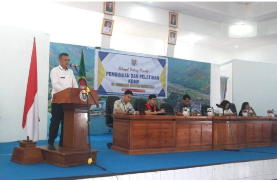 Pemkab Humbahas mengadakan acara Pembinaan dan Pelatihan Koperasi Desa Merah Putih (KDMP) Tahun 2025 (foto: Diskominfo Humbahas)
