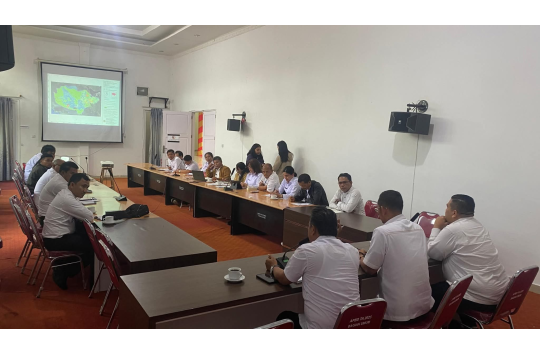 Pemkab Humbahas rapat finalisasi persiapan pelaksanaan pemetaan lengkap wilayah oleh Kementerian ATR/BPN tahun 2025.