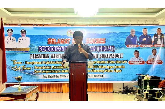 Pemkab Taput dan PWI Bonapasogit Bersinergi, AI dan Pariwisata Sibandang Jadi Fokus Pengembangan