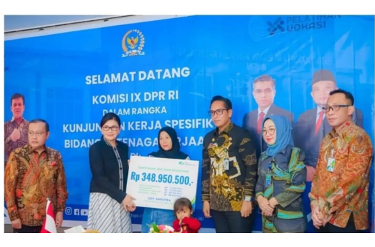 Rico Tri Putra Bayu Waas, saat menerima kunjungan kerja spesifik dari Komisi IX DPR RI