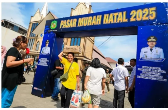 Pemerintah Kota Medan adakan Pasar Murah Nataru 2025