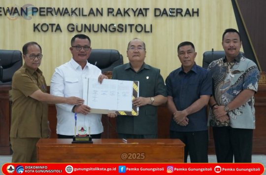 Pemkot dan DPRD Gunungsitoli Sepakati Perubahan KUA-PPAS APBD 2025