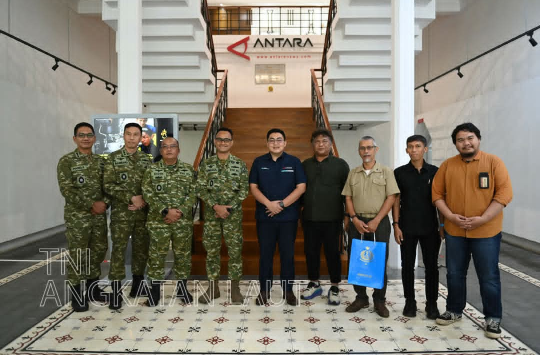 Perkuat Informasi Publik, TNI AL Gandeng ANTARA Sebarluaskan Peran Strategis Prajurit Jalasena