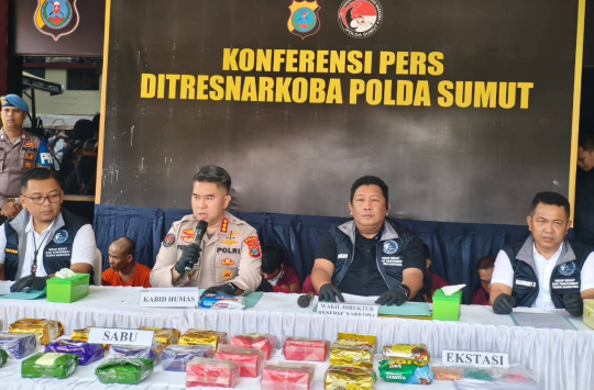 Polda Sumut Ungkap 114 Kasus Narkoba, 149 Tersangka Diamankan dalam Dua Bulan Terakhir