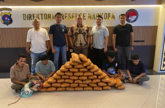 Polisi Gagalkan Peredaran 47 Kg Ganja di Sumatera Barat (Foto: Istimewa)
