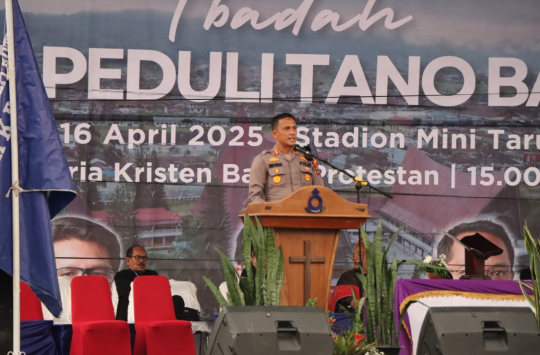 Kapolres Taput, AKBP Ernis Sitinjak (Foto: Loksa Situmeang / Kabarnas.com)