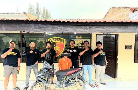 Polsek Berastagi Ungkap Kasus Curanmor, Pelaku Ditangkap Saat Tidur di Gubuk