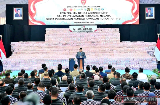 Prabowo–Panglima TNI Saksikan Penyelamatan Rp 11,42 Triliun, Negara Kuasai Kembali Jutaan Hektare Hutan