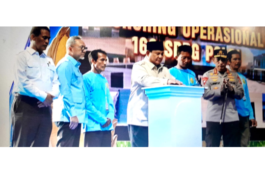 Prabowo Resmikan 10 Gudang Pangan Polri dan 166 SPPG, Perkuat Ketahanan Pangan Nasional dan Program MBG