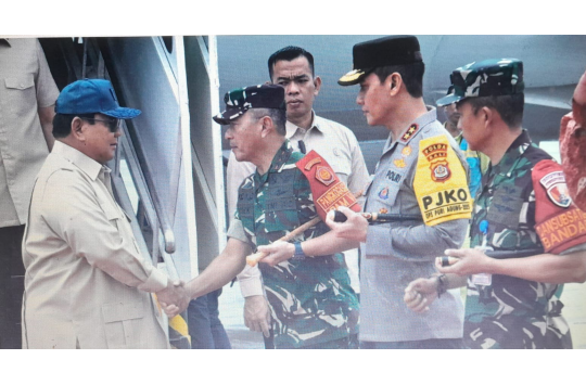 Presiden Prabowo Subianto saat melakukan kunjungan kerja ke Provinsi Bali pada Rabu, 25 Juni 2025. (Foto: Setpres).
