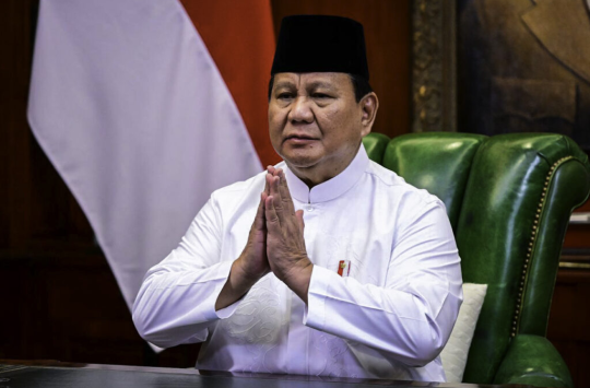 Presiden Prabowo Subianto mengucapkan selamat Idul Fitri 1446 H kepada seluruh umat muslim (Foto: Setpres)
