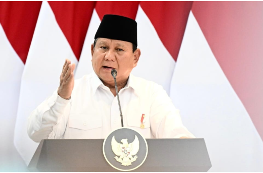 Presiden Republik Indonesia, Prabowo Subianto. (Foto: Setpres)