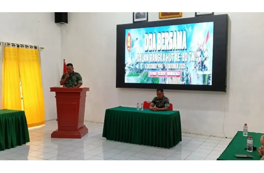 Acara Doa Bersama Kodim 0210/TU (foto: Pendim 0210/TU)
