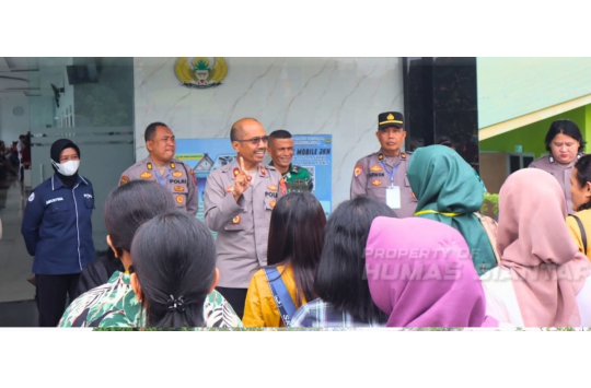 Polres Pematangsiantar menggelar tahapan Rikkes untuk Rekrutmen Relawan SPPG (Foto: Humas Polresta)