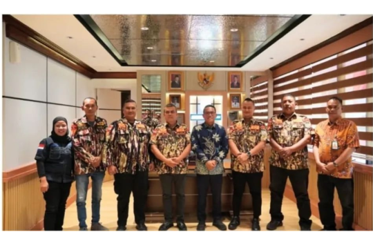 Wakil Wali Kota Medan, H. Zakiyuddin Harahap, saat menerima kunjungan audiensi dari GM FKPPI, 0201 Medan. (Foto: Pemko Medan)