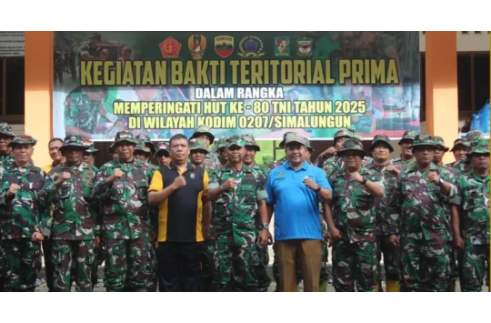 Kodim 0207/Simalungun melaksanakan "Bakti Teritorial Prima"  (foto : Pendim0207/SML)