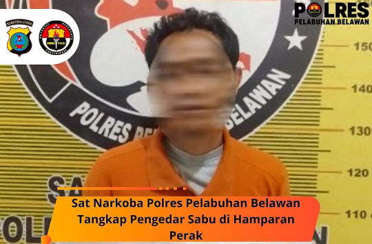 Sat Narkoba Polres Belawan Tangkap Pengedar Sabu di Hamparan Perak, Uang Diduga Hasil Transaksi Disita