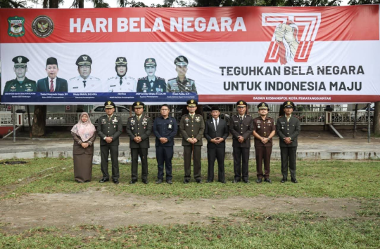 Sekda Junaedi Hadiri Upacara Hari Bela Negara ke-77 di Pematangsiantar, Teguhkan Semangat Persatuan