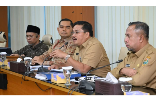 Sekdaprov Sumut), Togap Simangunsong, secara resmi memaparkan Rancangan KUA dan PPAS Perubahan APBD Tahun Anggaran 2025