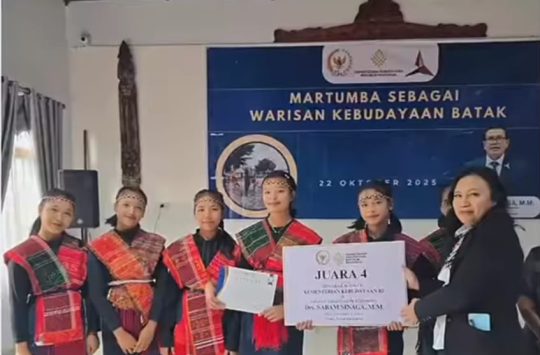 Acara Semarak Kebudayaan Martumba di Kab Humbahas (foto; Diskominfo Humbahas)