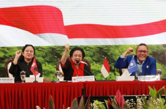 Ketua Umum PDI Perjuangan, Megawati Soekarnoputri (tengah). (Foto: Istimewa)